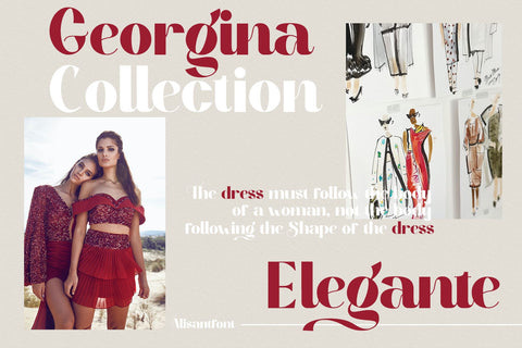 Alisant - Modern Serif Font Font letterbeary 