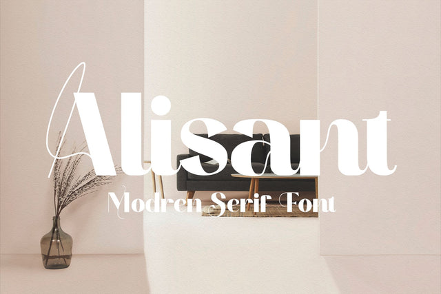 Alisant - Modern Serif Font Font letterbeary 