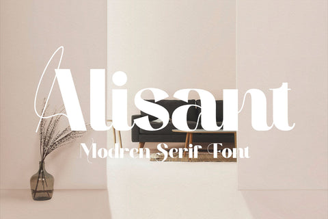 Alisant - Modern Serif Font Font letterbeary 