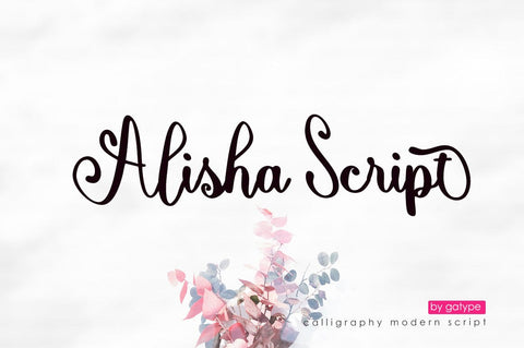 Alishan Script Font gatype 