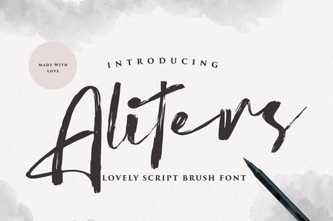 Aliters - Feminine font Font Vultype Co 