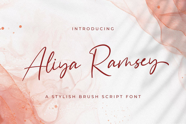 Aliya Ramsey - Handwritten Font Font StringLabs 