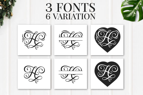 Alkha Monogram Font Font Holydie Studio 