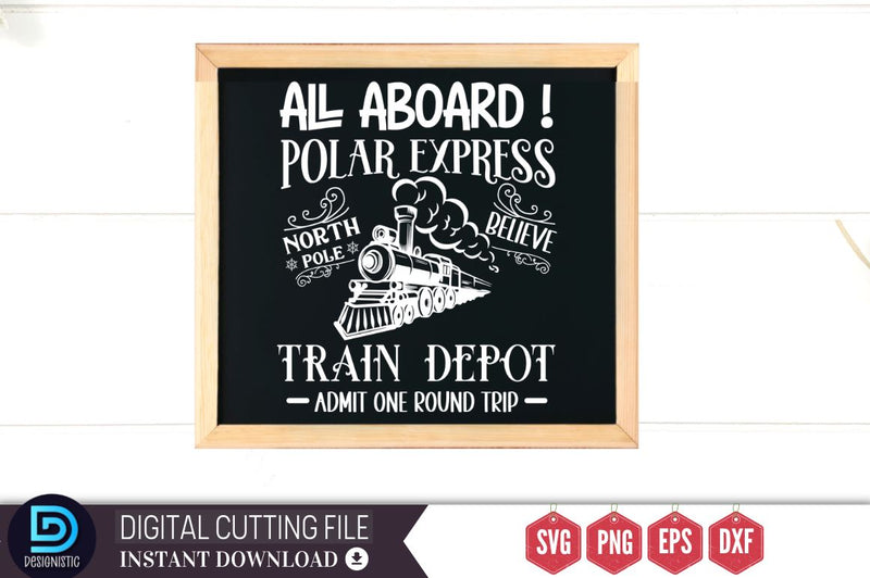 All aboard ! polar express north pole believe train depot admit one ...