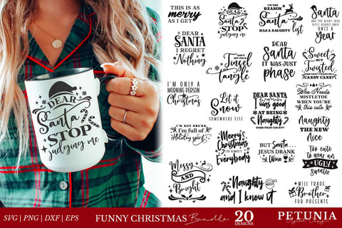 All About Christmas Bundle | Christmas SVG Bundle SVG Petunia Digital Design 