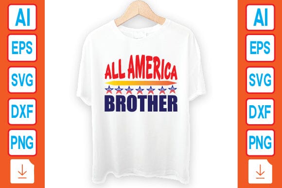 All America Brother SVG Craftlabsvg24 