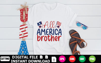 All America Brother SVG Shahin alam 