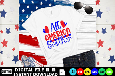 All America Brother SVG Shahin alam 