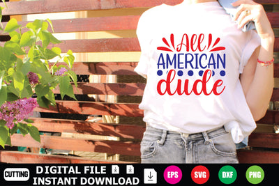 All America Dude SVG Shahin alam 