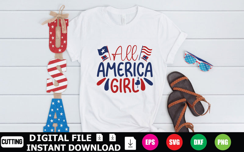 All America Girl SVG Shahin alam 