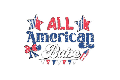 All American Babe Sublimation Creativeart88 
