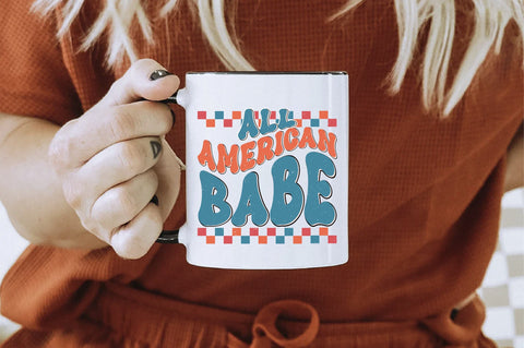 All American Babe Sublimation Creativeart88 