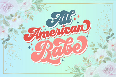 All American Babe Sublimation Creativeart88 