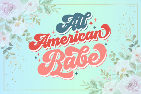 All American Babe Sublimation Creativeart88 