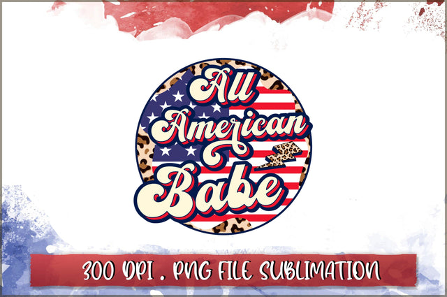 All american babe Sublimation SVG Shetara Begum 