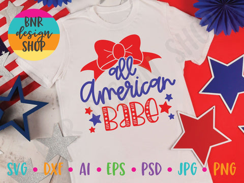 All American Babe SVG SVG BNRDesignShop 