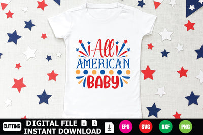 All American Baby SVG Shahin alam 