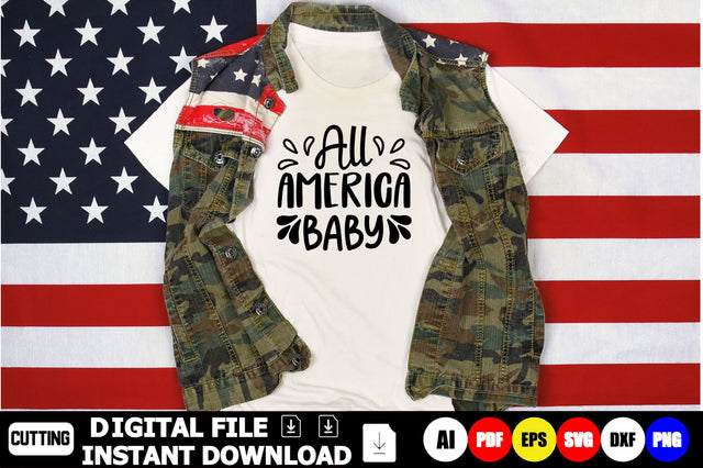 All American Baby SVG Shahin alam 