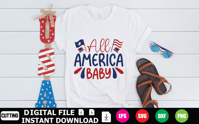 All American Baby SVG Shahin alam 