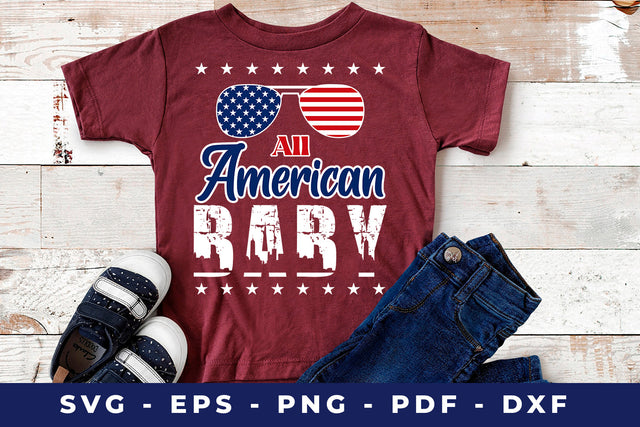 All American Baby Svg SVG Sublimatiz Designs 