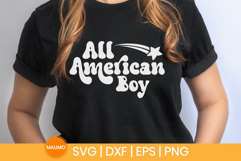 All American boy, 4th of July svg quote SVG Maumo Designs 
