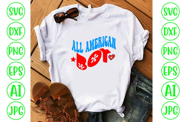 All American Boy Retro SVG SVG Syaman 