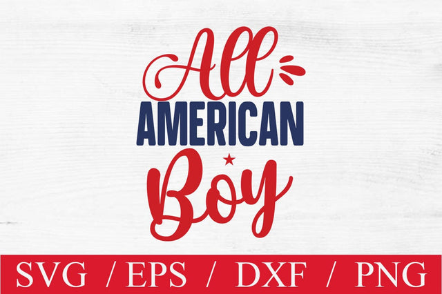 All American boy SVG cut file SVG Svgcraft 