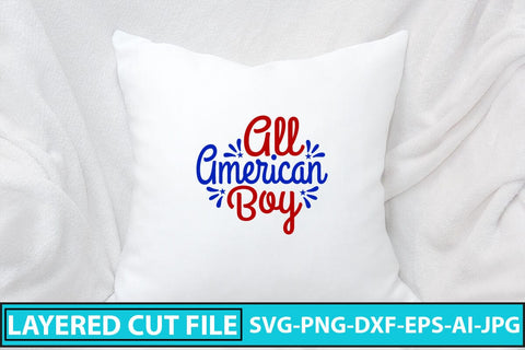 All American Boy SVG Cut File SVG Syaman 