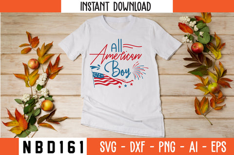 All American boy Svg Design SVG Nbd161 