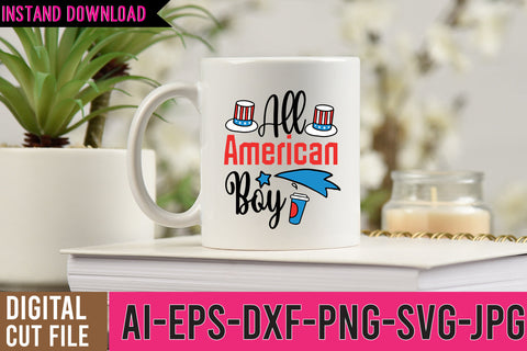 All American Boy SVG Design,All American Boy SVG Cut Files SVG BlackCatsMedia 