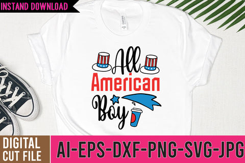 All American Boy SVG Design,All American Boy SVG Cut Files SVG BlackCatsMedia 