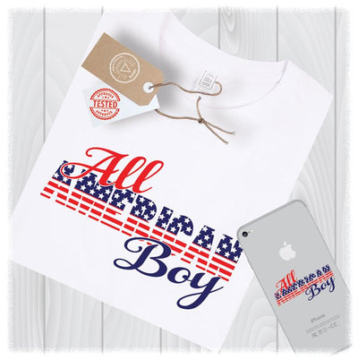 All American Boy SVG Files for Cutting Cricut Designs - SVG Files for Silhouette - Instant Download SVG My Sew Cute Boutique 