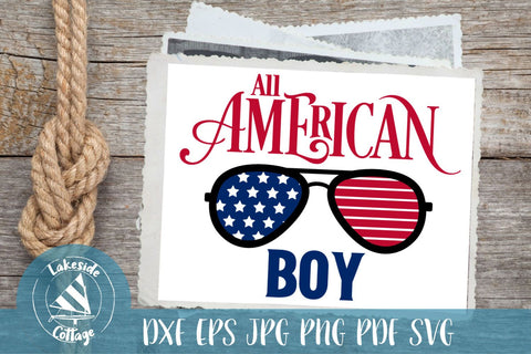 All American Boy SVG Lakeside Cottage Arts 