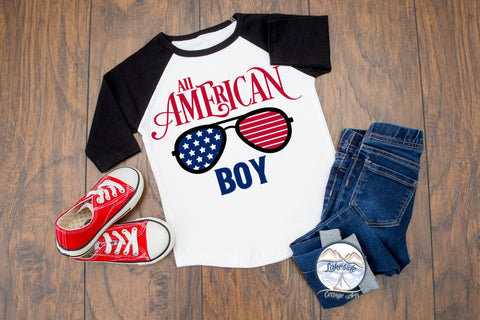 All American Boy SVG Lakeside Cottage Arts 