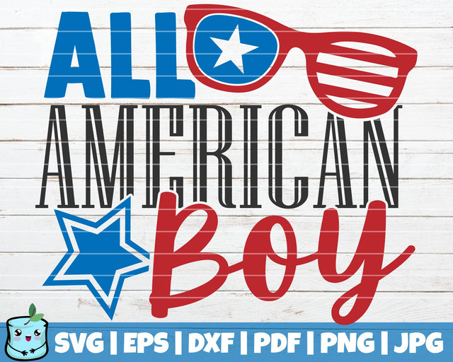 All American Boy SVG MintyMarshmallows 