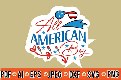 All American Boy SVG MStudio 