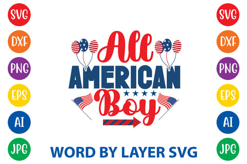 All American Boy SVG Rafiqul20606 