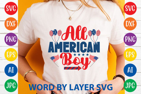 All American Boy SVG Rafiqul20606 