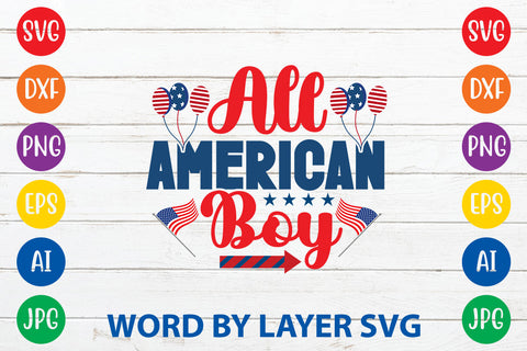 All American Boy SVG Rafiqul20606 