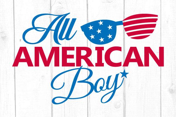 All American Boy Svg SVG cricutfilesmg 