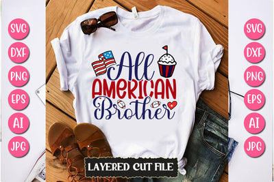All American Brother SVG Cut File SVG Newmockups 
