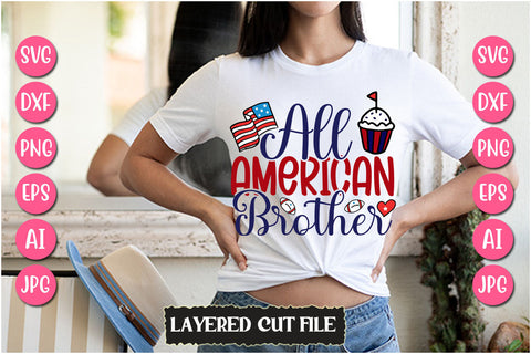 All American Brother SVG Cut File SVG Newmockups 