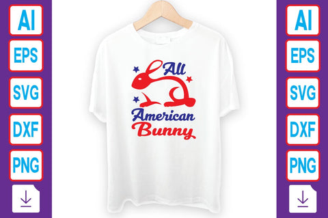 All American Bunny SVG Craftlabsvg24 