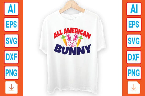 All American Bunny SVG Craftlabsvg24 
