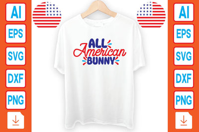 All American Bunny SVG Craftlabsvg24 