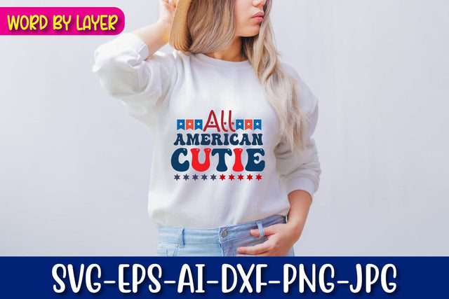 all American cutie SVG Blessedprint 