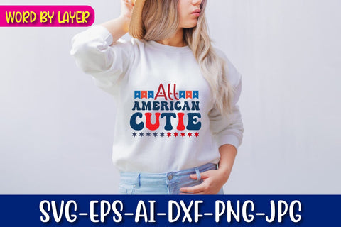 all American cutie SVG Blessedprint 