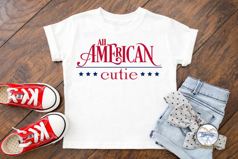 All American Cutie SVG Lakeside Cottage Arts 