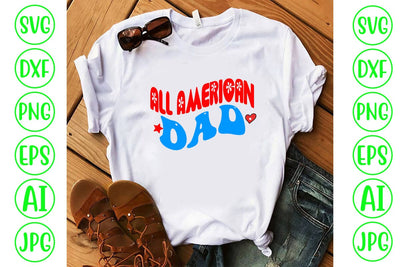 All American Dad Retro SVG SVG Syaman 