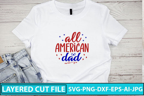 All American Dad SVG Cut File SVG Syaman 